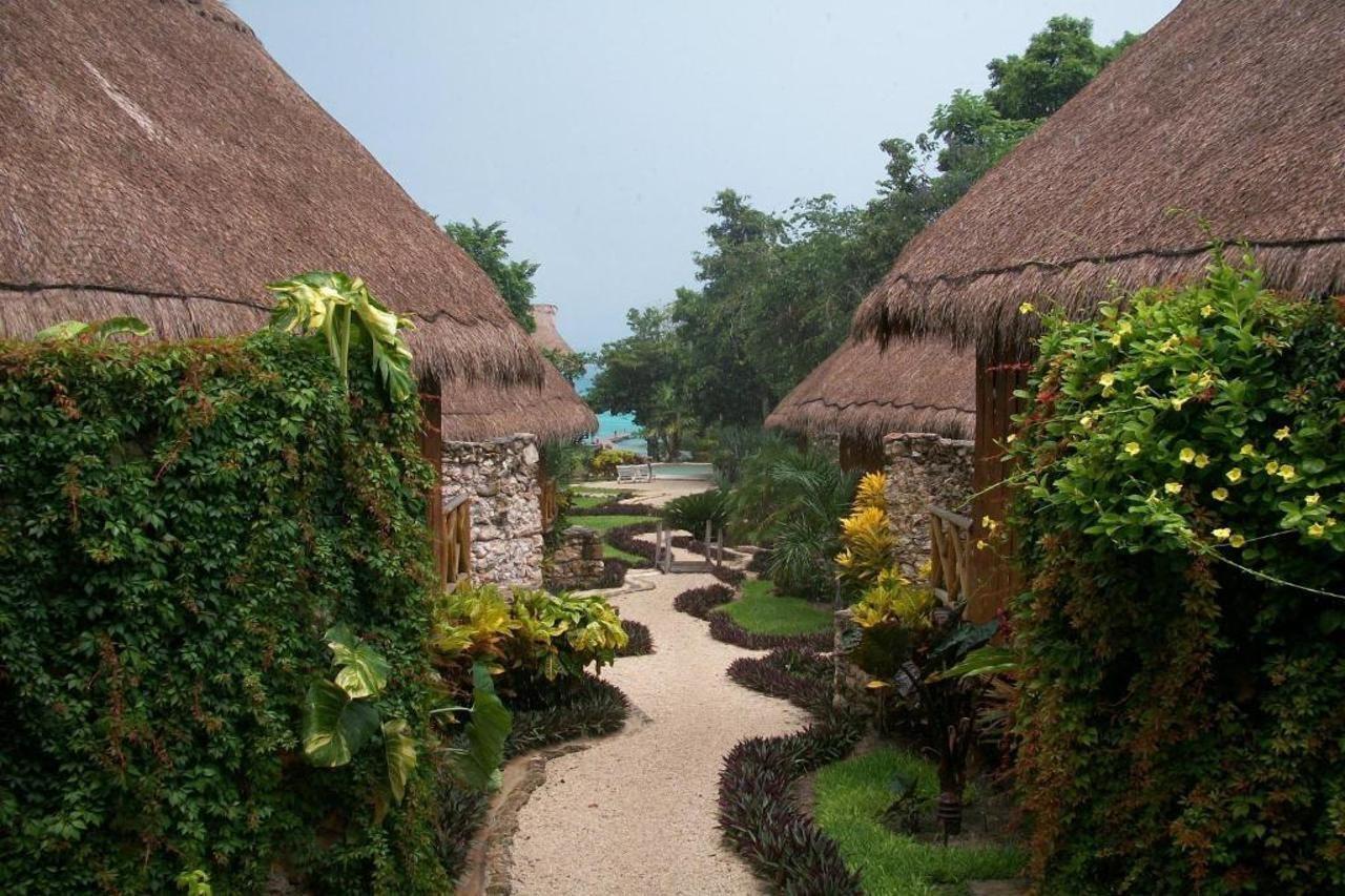 Villas Eco-Romanticas Kuuch Ka'Anil Бакалар Экстерьер фото