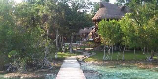 Villas Eco-Romanticas Kuuch Ka'Anil Бакалар Экстерьер фото